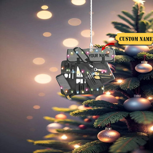Personalized Chef Christmas Ornament 2023, Cooking Christmas Ornaments, Chef Uniform Ornament 5, Ornament Decoration, Ornament For Gift, Ornament Christmas