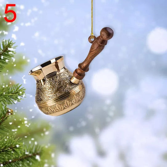 Personalized Coffee Machine Ornament, Coffee Machine Christmas Ornament, Coffee, Ornament Decoration, Ornament For Gift, Ornament Christmas