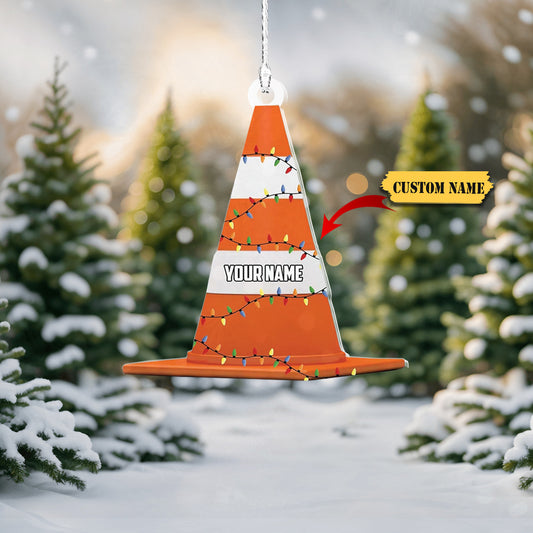 Personalized Construction Worker Christmas Ornament, Personalized Ornament Excavator Christmas Tree Ornament 7, Ornament Decoration, Ornament For Gift, Ornament Christmas