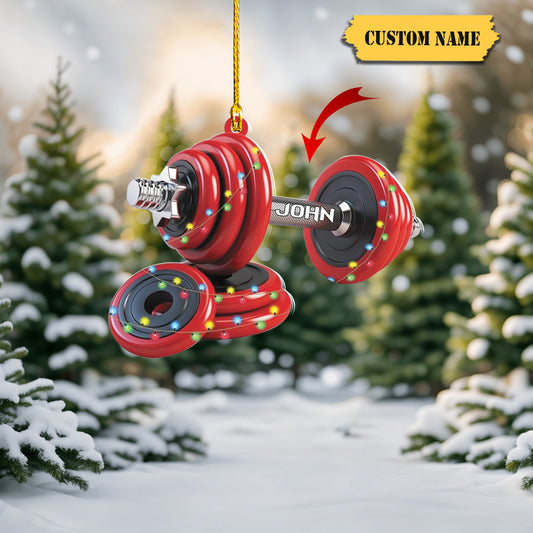 Personalized Fitness Ornament Fitness Gift Sport Fitness Christmas Ornament 2023 Fitness Christmas Ornaments Gift for Gym Lovers Xmas 564544, Ornament Decoration, Ornament For Gift, Ornament Christmas