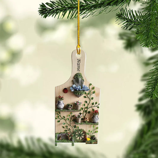 Personalized Garden Tools Christmas Ornament, Gift for Gardener7, Ornament Decoration, Ornament For Gift, Ornament Christmas