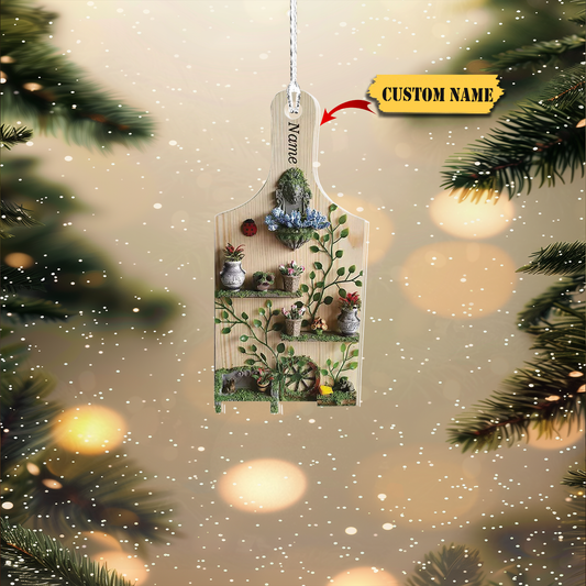 Personalized Garden Tools Christmas Ornament, Gift for Gardener7, Ornament Decoration, Ornament For Gift, Ornament Christmas