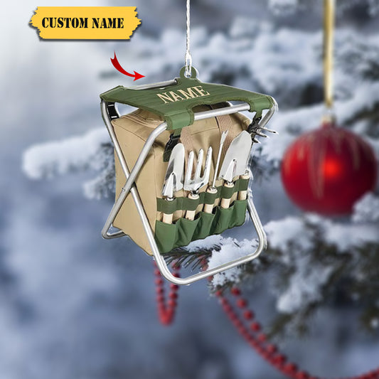 Personalized Gardening Christmas Ornament, Planting Gardener Xmas Ornament3, Ornament Decoration, Ornament For Gift, Ornament Christmas