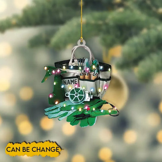 Personalized Gardening Christmas Ornament, Planting Gardener Xmas Ornament5, Ornament Decoration, Ornament For Gift, Ornament Christmas