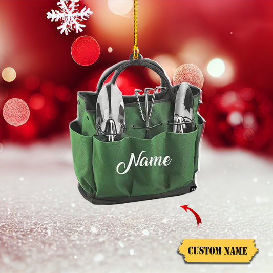Personalized Gardening Tools Ornament, Gardening Christmas Ornament, Gardener, Ornament Decoration, Ornament For Gift, Ornament Christmas
