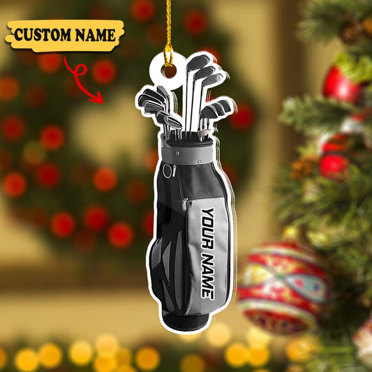 Personalized Golf Shaped Ornament rv1, Ornament Decoration, Ornament For Gift, Ornament Christmas