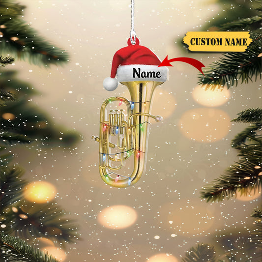 Personalized Instrument Christmas Ornament, Euphonium Euphonium Player Gifts, Ornament Decoration, Ornament For Gift, Ornament Christmas