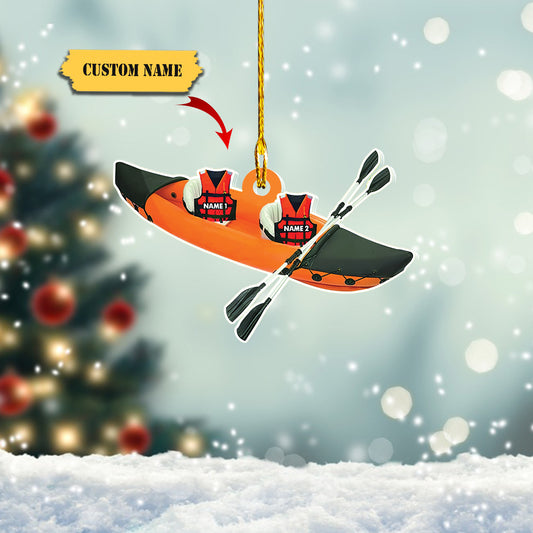 Personalized Kayak Ornament Kayak Christmas Tree Ornaments Presents, Ornament Decoration, Ornament For Gift, Ornament Christmas