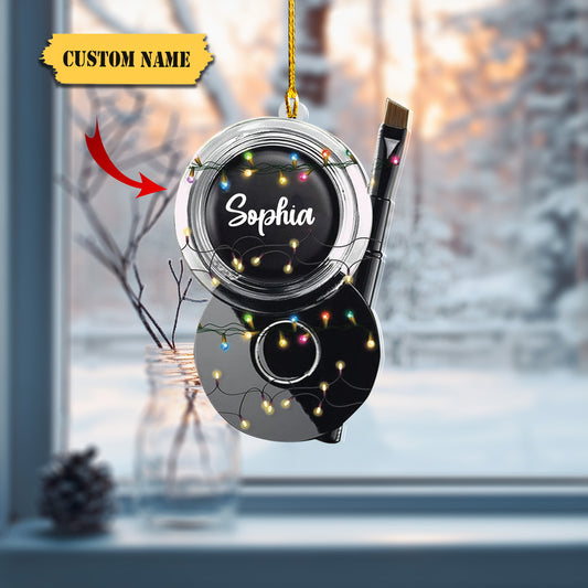 Personalized Makeup Tools Christmas Ornament 2023, Makeup Box Christmas Ornament Gift for Makeup Artist, Christmas Tree Decor for Makeup Shop43334, Ornament Decoration, Ornament Christmas