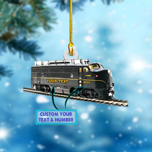 Personalized Railroader Christmas Ornament, Railroader Ornament, Christmas Gift for Railroader_Style 6_Pack 3 - 30% OFF - Best Selling ???? 1, Ornament Decoration, Ornament For Gift, Ornament Christmas