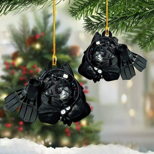 Personalized Scuba Diving Christmas Ornament, Scuba Diving Ornament, Scuba Divin78945344, Ornament Decoration, Ornament For Gift, Ornament Christmas