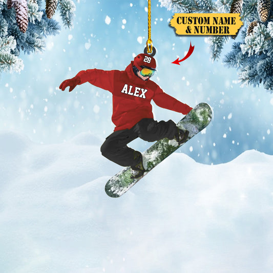 Personalized Skiing Ornament, Ski Ornament, Love Skiing Christmas Ornament, Snowboarding Skiing Ornament Lovers Gift,Skiing Tree Decor4545, Ornament Decoration, Ornament For Gift, Ornament Christmas