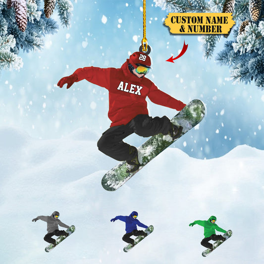 Personalized Skiing Ornament, Ski Ornament, Love Skiing Christmas Ornament, Snowboarding Skiing Ornament Lovers Gift,Skiing Tree Decor4545, Ornament Decoration, Ornament For Gift, Ornament Christmas