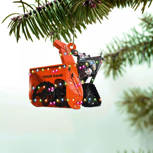 Personalized Snow Blowers Christmas Ornament, Gardening Tools equipment Ornament45645, Ornament Decoration, Ornament For Gift, Ornament Christmas
