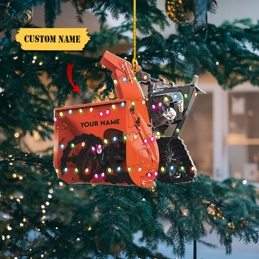 Personalized Snow Blowers Christmas Ornament, Gardening Tools equipment Ornament45645, Ornament Decoration, Ornament For Gift, Ornament Christmas