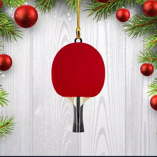 Personalized Table Tennis Christmas Ornament, Custom Table Ornament, Table Tenni, Ornament Decoration, Ornament For Gift, Ornament Christmas