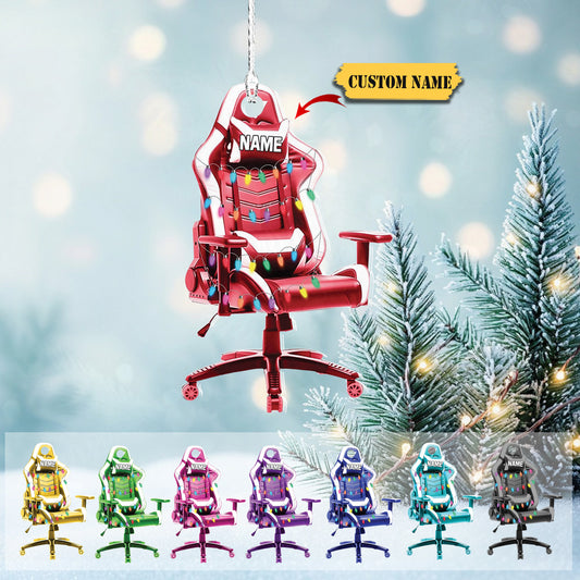 Podagree Personalized Name PC Computer Ornament Christmas, Shape Flat Christmas Ornament for Gamer, Gaming Gamer Christmas Ornament Gift for Boys4545, Ornament Decoration, Ornament For Gift, Ornament Christmas