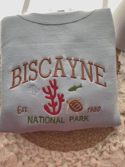 Custom Your National Park Embroidered Crewneck-embroidered Crewneck-National Park Sweatshirt