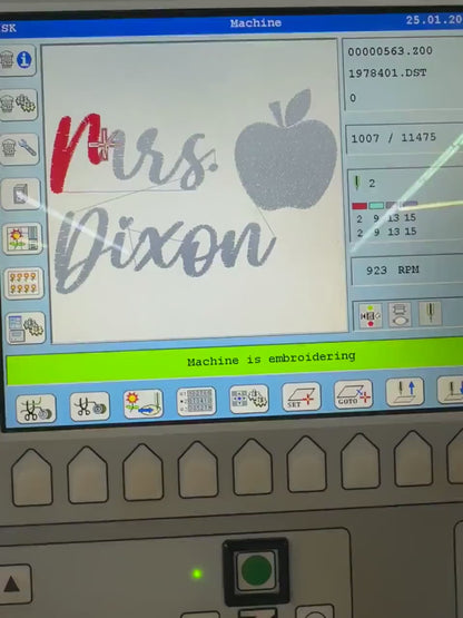 Custom Teacher Sweatshirt, Embroidered Teacher Quarter Zip Sweatshirt, Personalized Embroidery Teacher Sweatshirt (995MR)