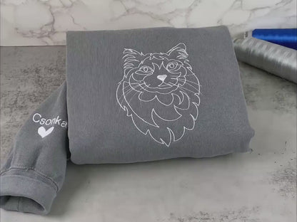 Custom Personalized Horse Sweatshirt | Embroidered Horse Hoodie | Unique Christmas Gift | Unique Gifts For Horse Lovers