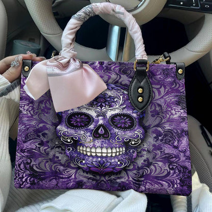 Leather Bag Mandala Sugar Skull