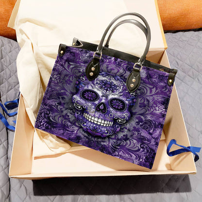 Leather Bag Mandala Sugar Skull