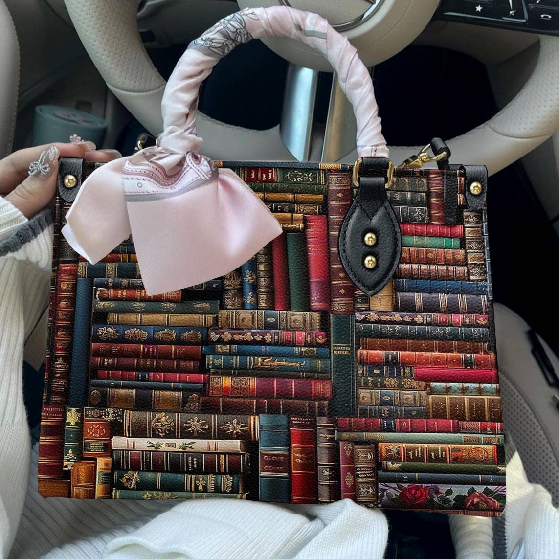 Leather Bag The Bookish Elegance