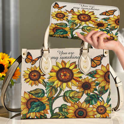 Leather Bag Sunshine Field