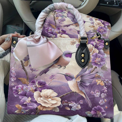 Hummingbird Leather Bag Wings of Serenity