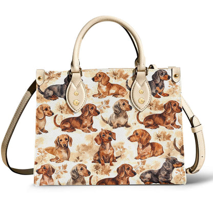 Dachshund Leather Bag Dachshund Dreams