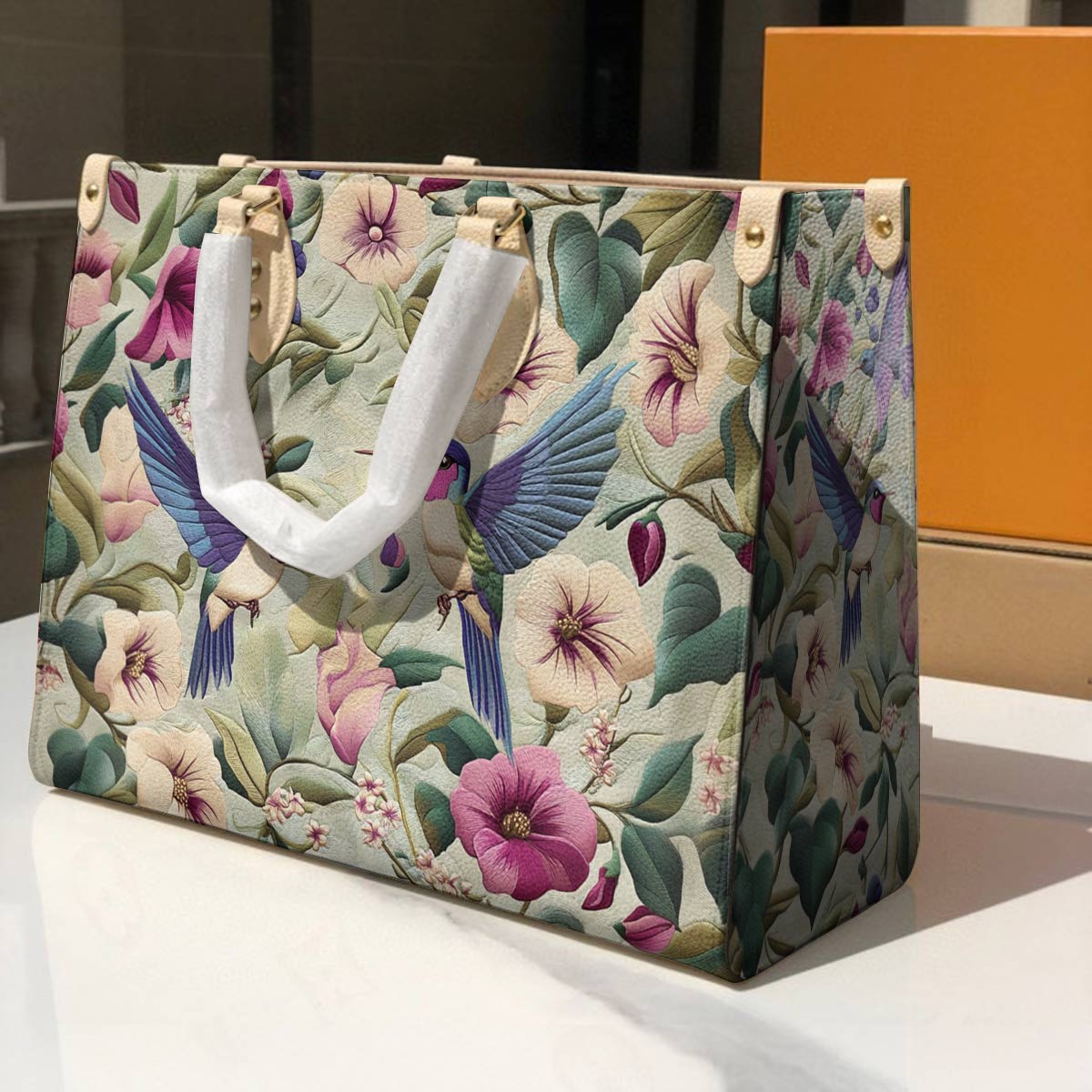 Hummingbird Leather Bag Lush Melody