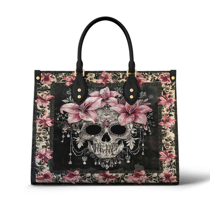 Leather Bag Lily's Enchanted Bloom