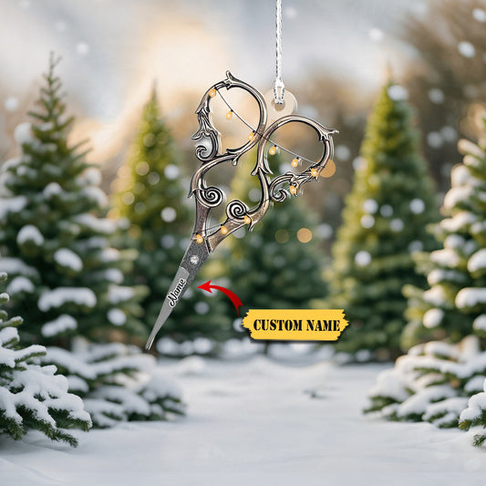 Sewing Items Collection - Personalized Christmas Sewing Transparent Ornament6767, Ornament Decoration, Ornament For Gift, Ornament Christmas