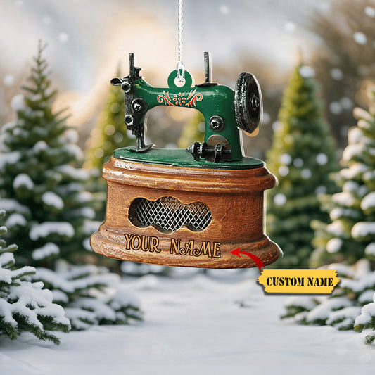 Sewing Machine Collection - Personalized Christmas Sewing Ornament, Ornament Decoration, Ornament For Gift, Ornament Christmas