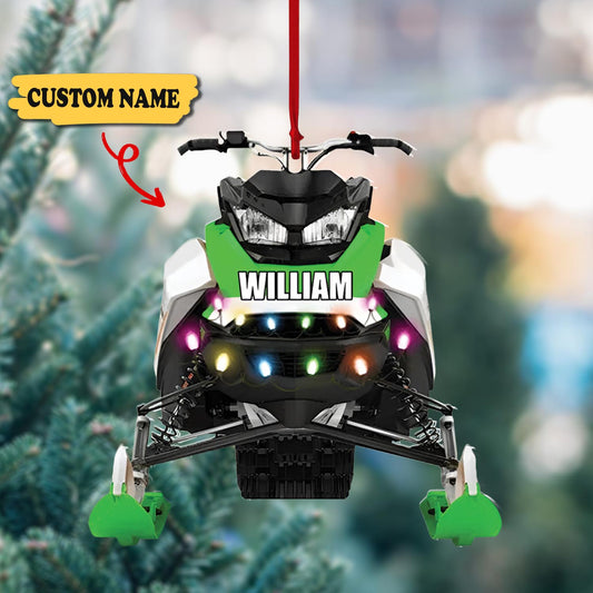 Snowmobile Gear - Personalized Christmas Ornament - Gift For Snowmobile Lovers, Ornament Decoration, Ornament For Gift, Ornament Christmas