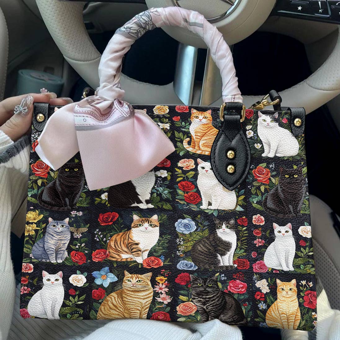 Leather Bag Cat Lover’s Paradise