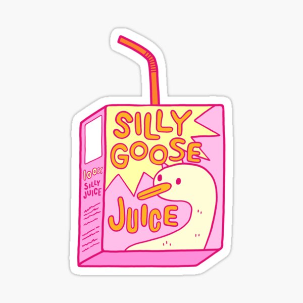 Silly Goose Juice Sticker