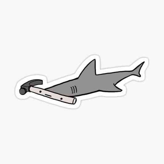 Hammerhead Shark Sticker