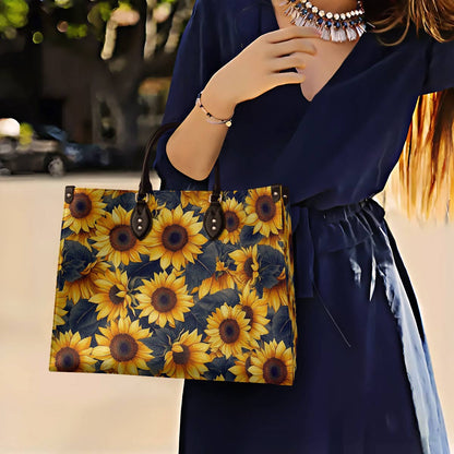 Sunflower Leather Bag Harvest Glow