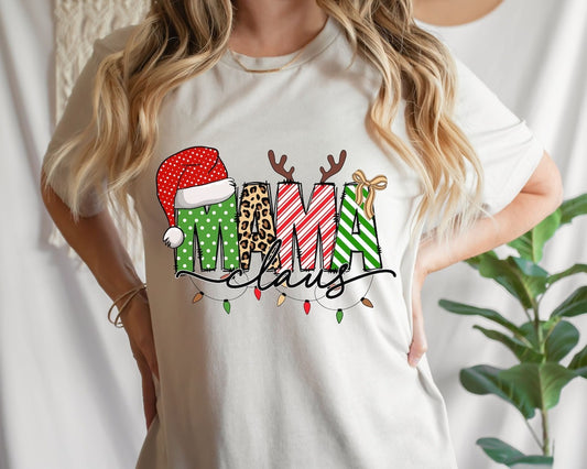 Christmas Mama T-shirt, Mama Claus Sweatshirt, Retro Christmas Sweatshirt, Christmas Mama, Mama Sweatshirt