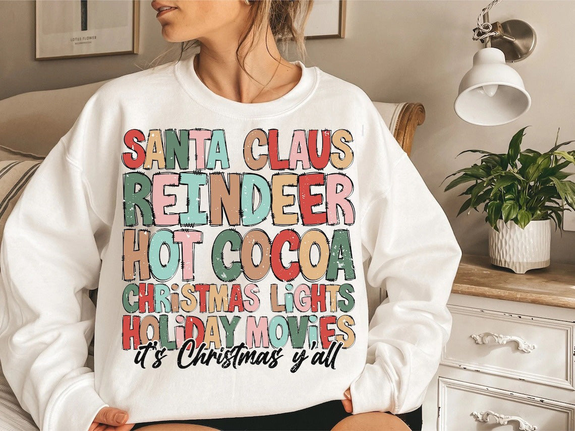 Santa Claus Retro Christmas Sweatshirt Christmas, Santa Claus Sweatshirt, Christmas For Gift, Sweater Christmas