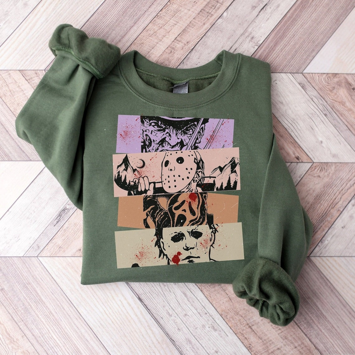Horror movie Halloween Scream Jason Spooky Shirt, Groovy sublimation, Retro Halloween Shirt