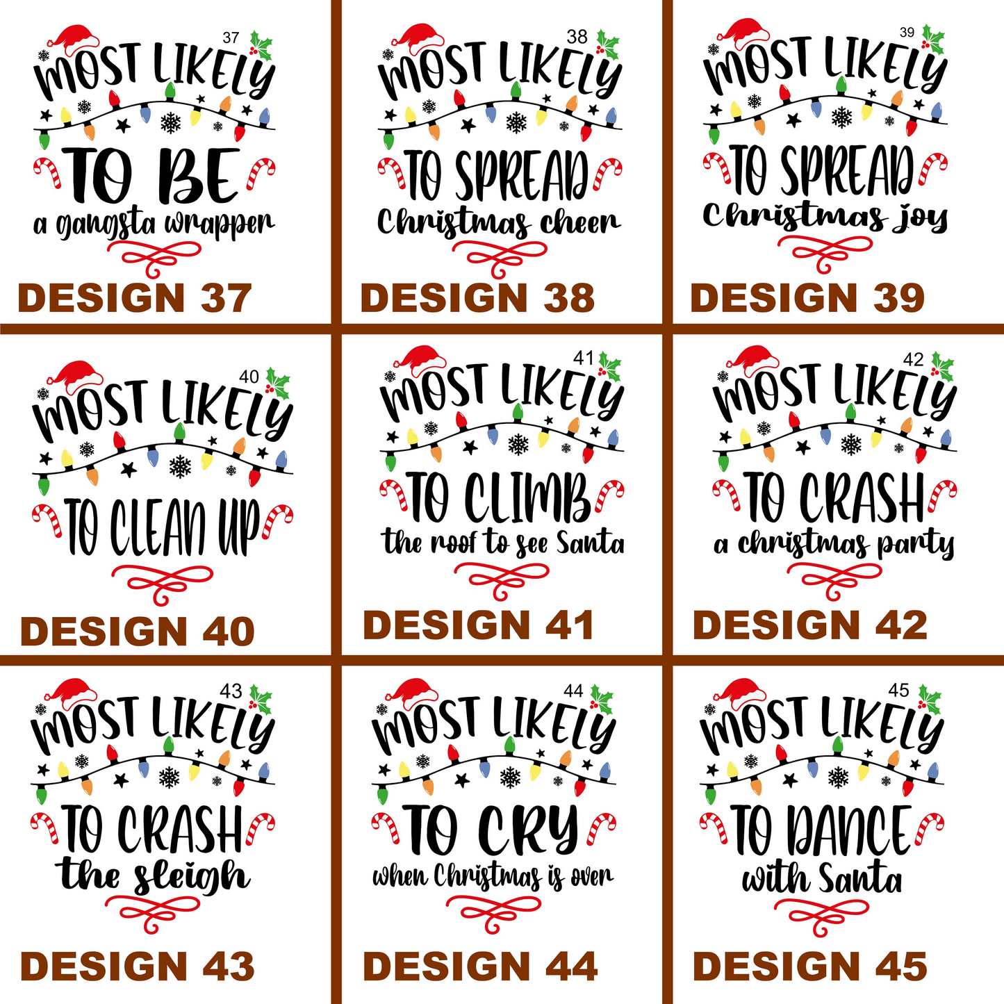 60 Quotes Most Likely And Custom Christmas Shirt, Christmas Funny Shirt, Family Shirt, Christmas Custom Shirt, Christmas Funny Tee