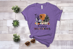 Happy Hallothanksmas Shirt, Halloween Shirt, Thanksgiving Shirt, Christmas Shirt, Fall Shirt, Holiday Season Shirt, autumn shirt, Pumpkin