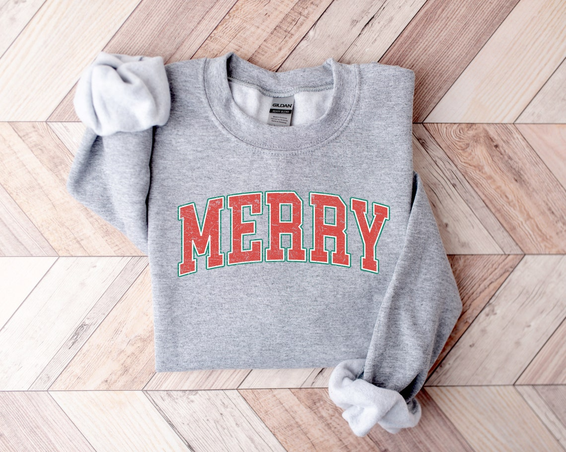 Geansaí Nollag, Geansaí Nollag Shona, Léine Nollag do Mhná, Sweatshirt Crewneck Nollag, geansaí Saoire, Bronntanas Nollag