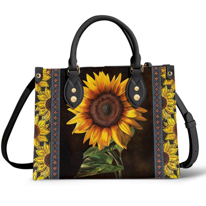 Leather Bag Hope Love Sunshine