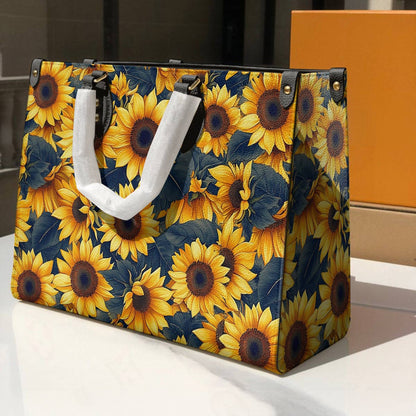 Sunflower Leather Bag Harvest Glow