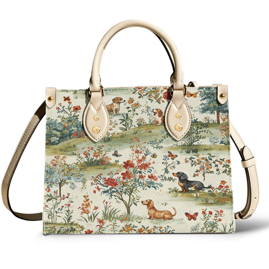 Dachshund Leather Bag The Gentle Garden