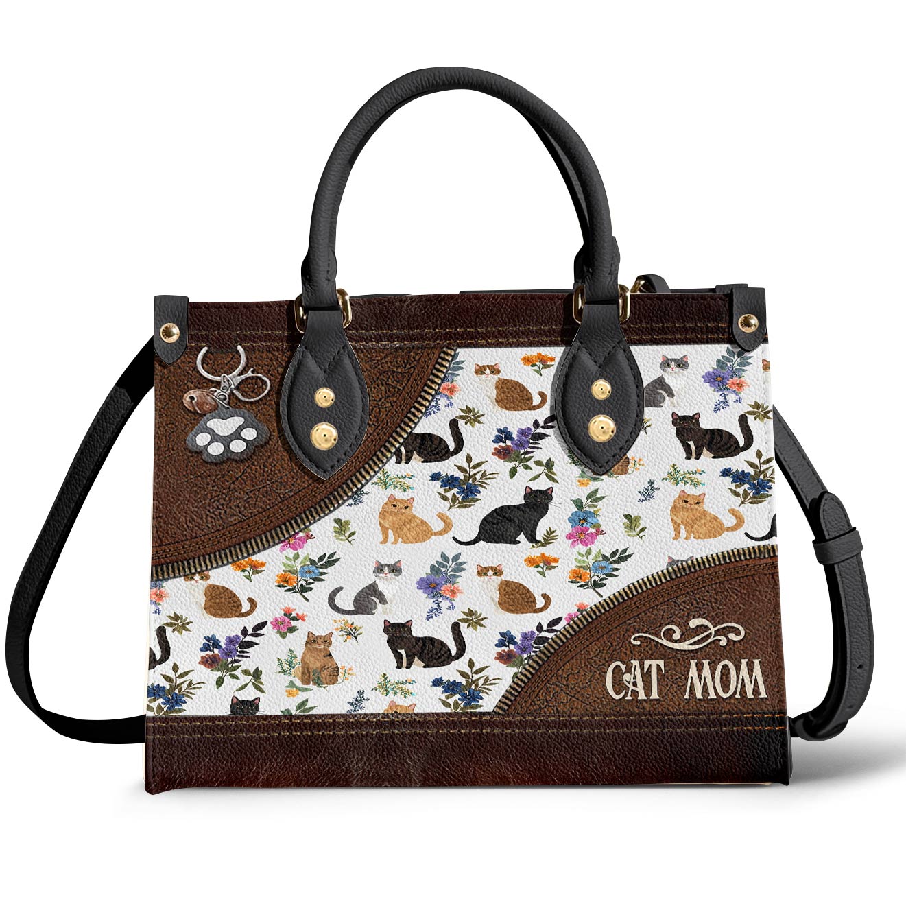 Leather Bag Beautiful Catmom