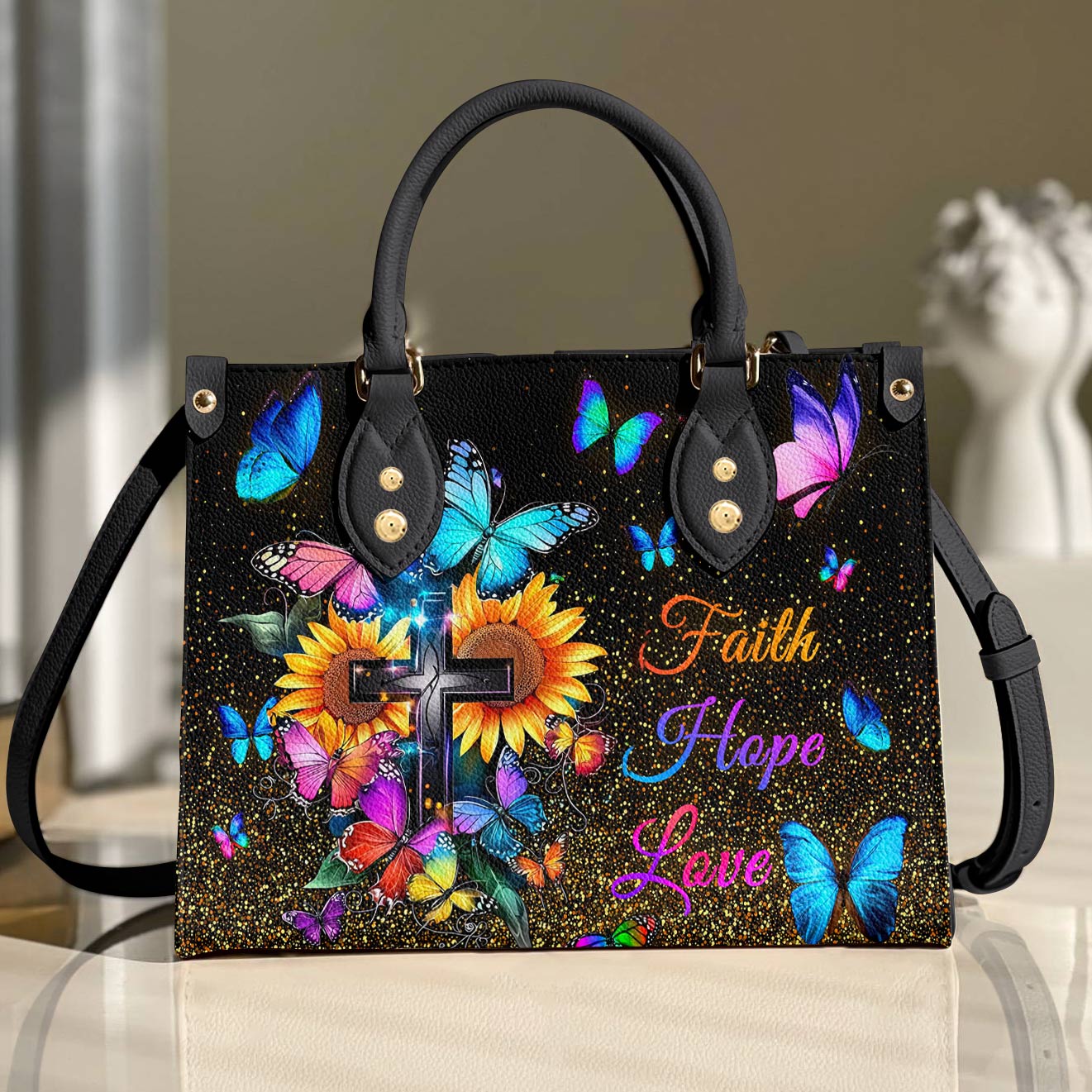 Butterfly Leather Bag Sunshine & Spirit
